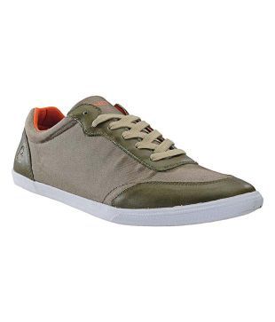 of Benetton Olive Green Casual Shoes 