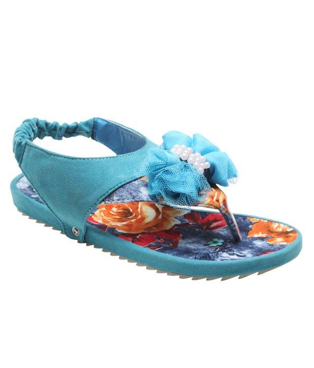 sky blue sandals