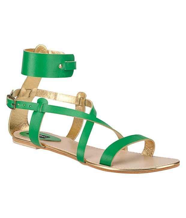 sage green strappy sandals