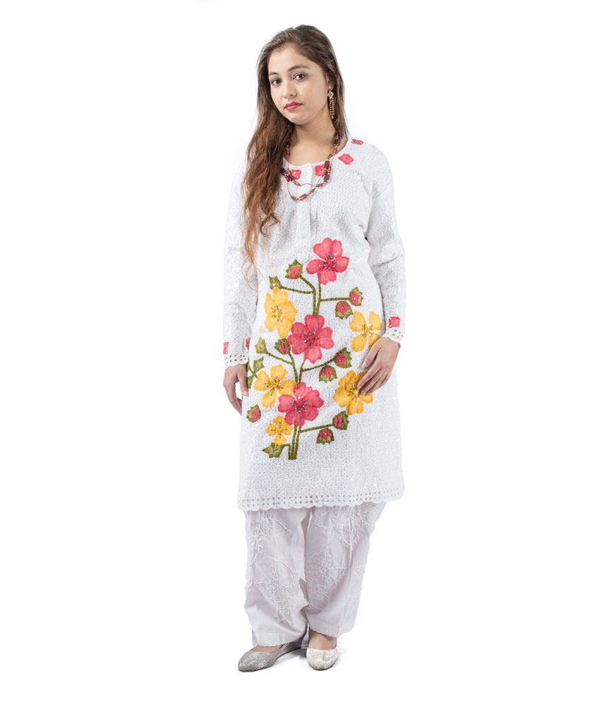 applique work kurtis