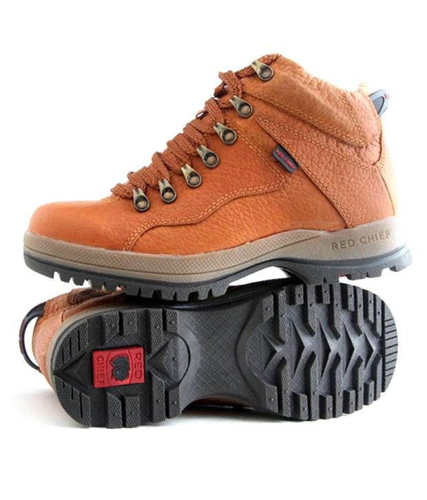 Red Chief Textured Brown Boot - Buy Red 