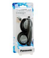 Panasonic RP-HT030E-H On Ear Earphones (Black) Without Mic