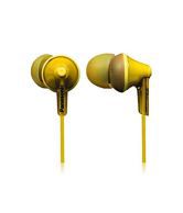 Panasonic RP-HJE125E-Y In Ear Earphones (Yellow) Without Mic