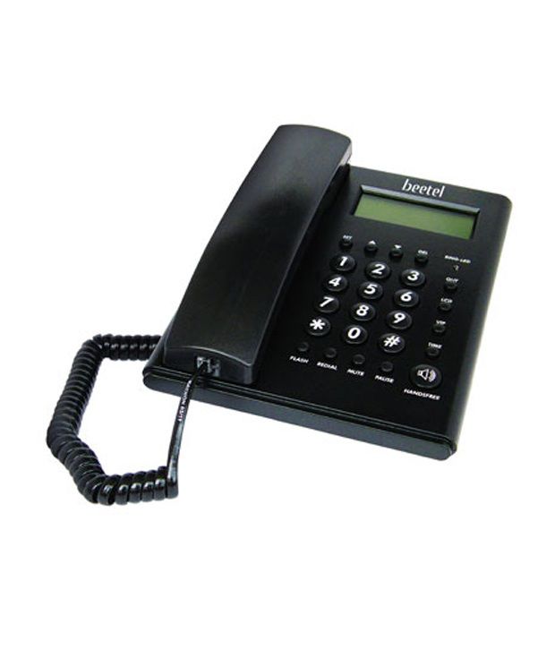 Beetel M52 Corded Landline Phone (Black)