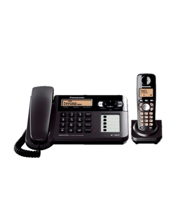 Panasonic Kx-tg3651 Cordless Landline Phone ( Black )