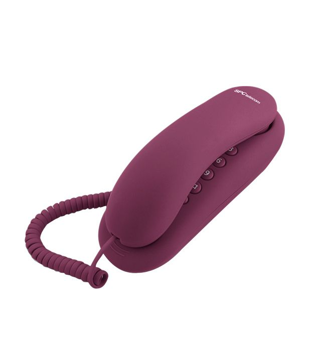 SPC 3016 Corded Landline Phone (Purple)
