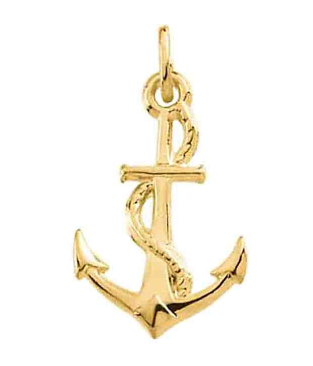 Avsar Gold Captivating Anchor Pendant Avsar Gold Captivating Anchor Pendant