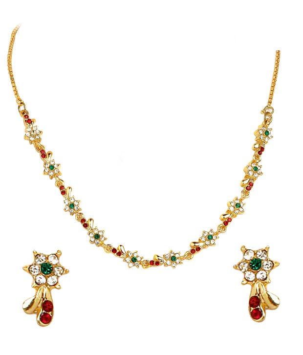 Sharnam Art Dainty Necklace Set Buy Sharnam Art Dainty Necklace Set