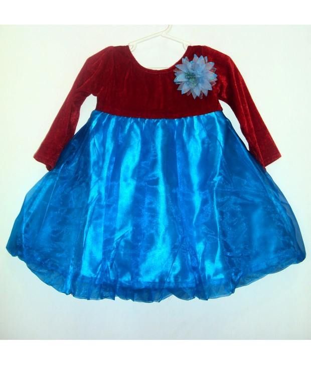 velvet frocks for kids