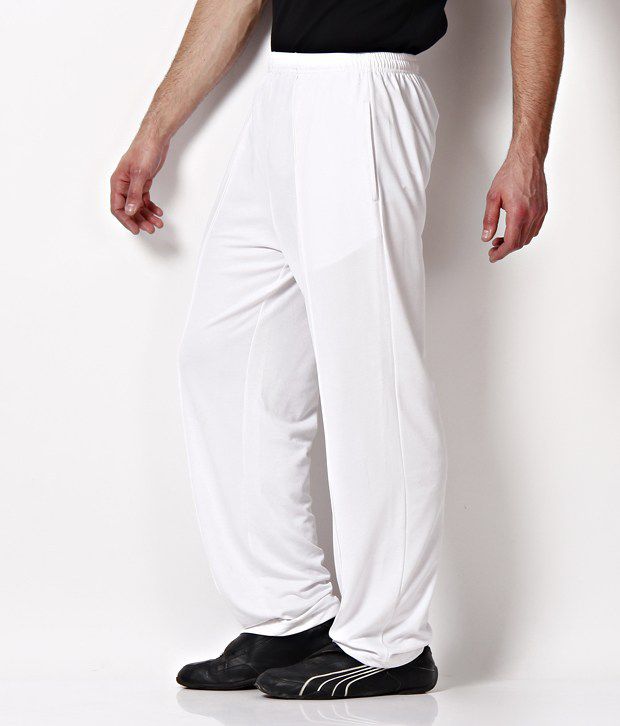 Casual Tees White Cricket Trackpant - Buy Casual Tees White Cricket ...