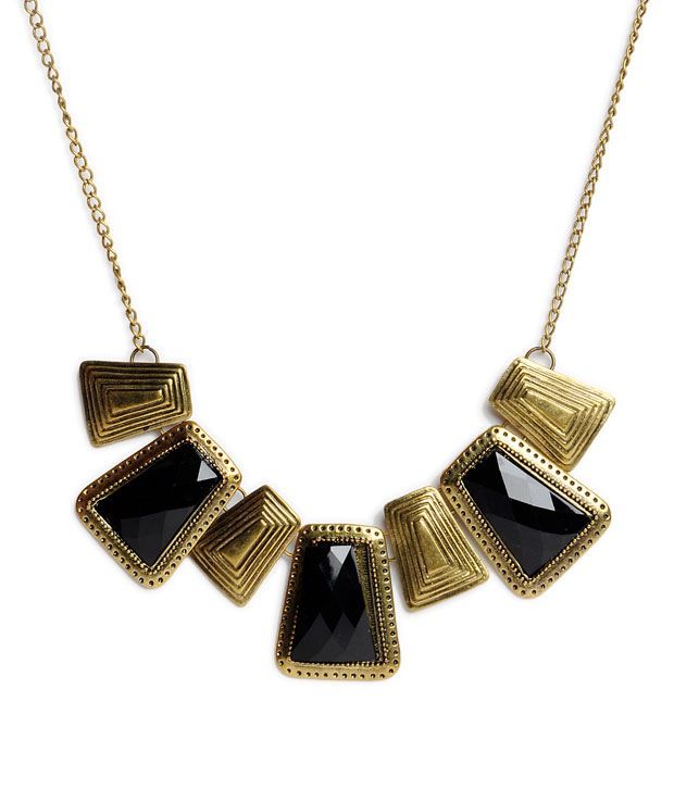 Cinderella Fashion Jewelry Stunning black Statement Necklace - Buy ...