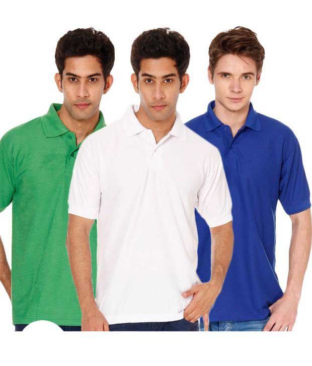 Kaizen Pack of 3 Basic Polo T Shirts - Buy Kaizen Pack of 3 Basic Polo ...