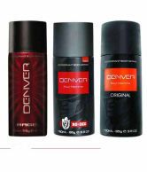 Denver (Orginal, Rage, RO) Deodorant Pour Homme - 150ML Each (pack of 3)