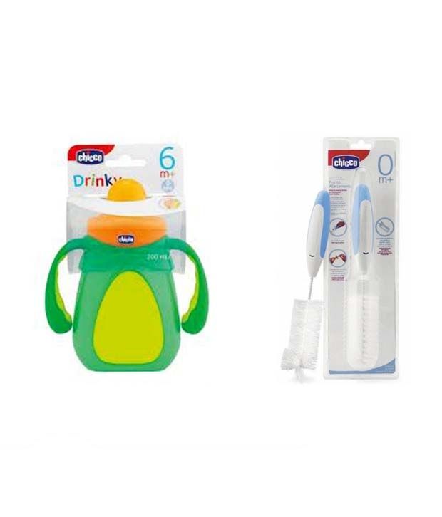 chicco baby bottle 6m 