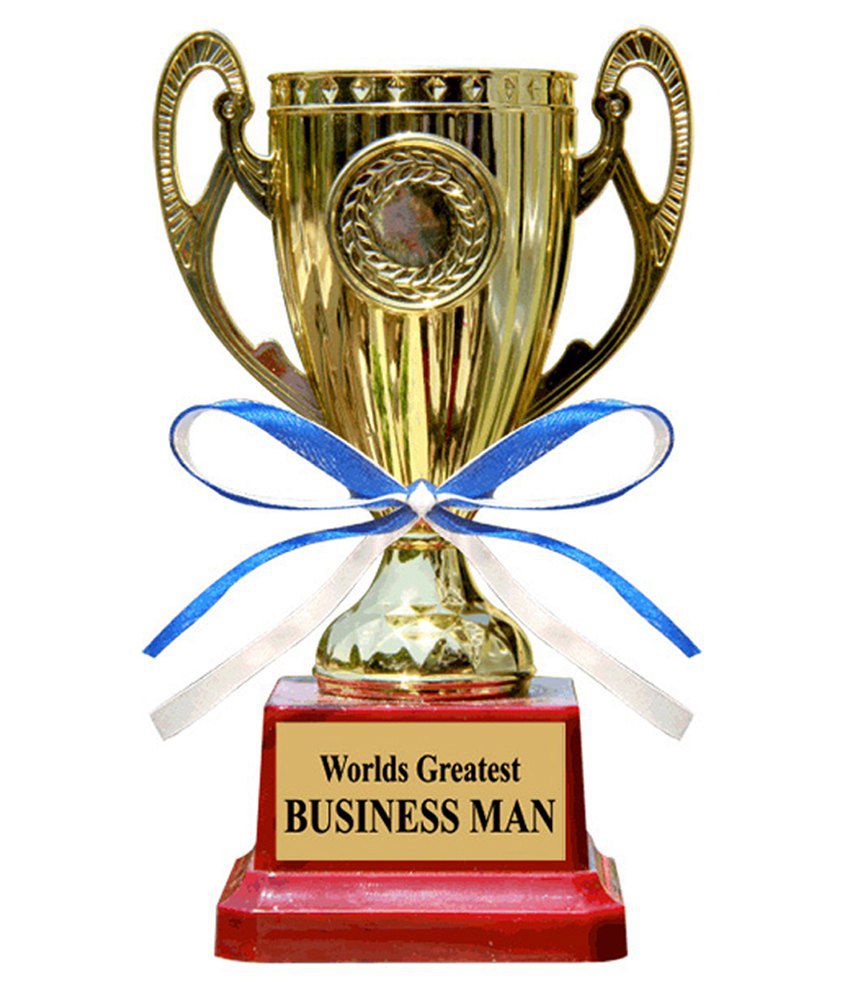 Neil Opulent Golden World's Greatest Business Man Trophy Buy Neil