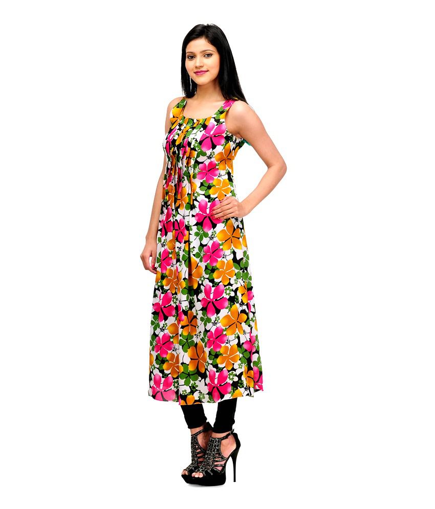 Shakumbhari Pink Poly Cotton Maxi Dress - Buy Shakumbhari Pink Poly ...