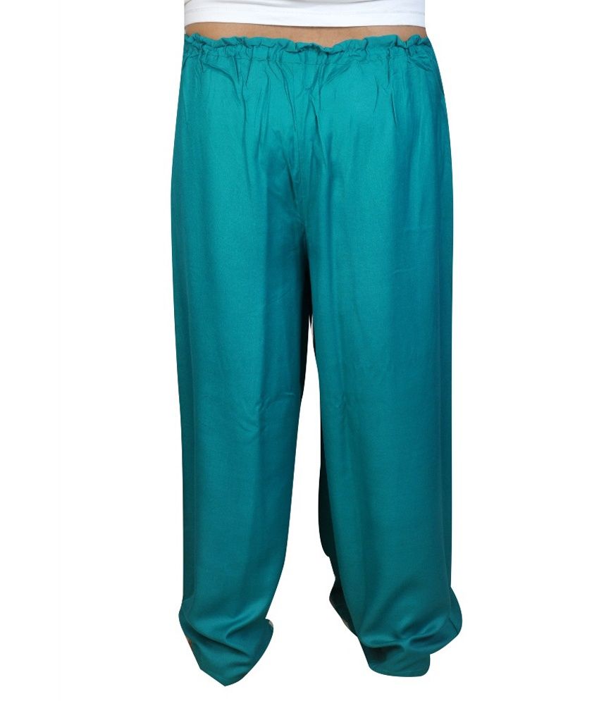 turquoise harem pants