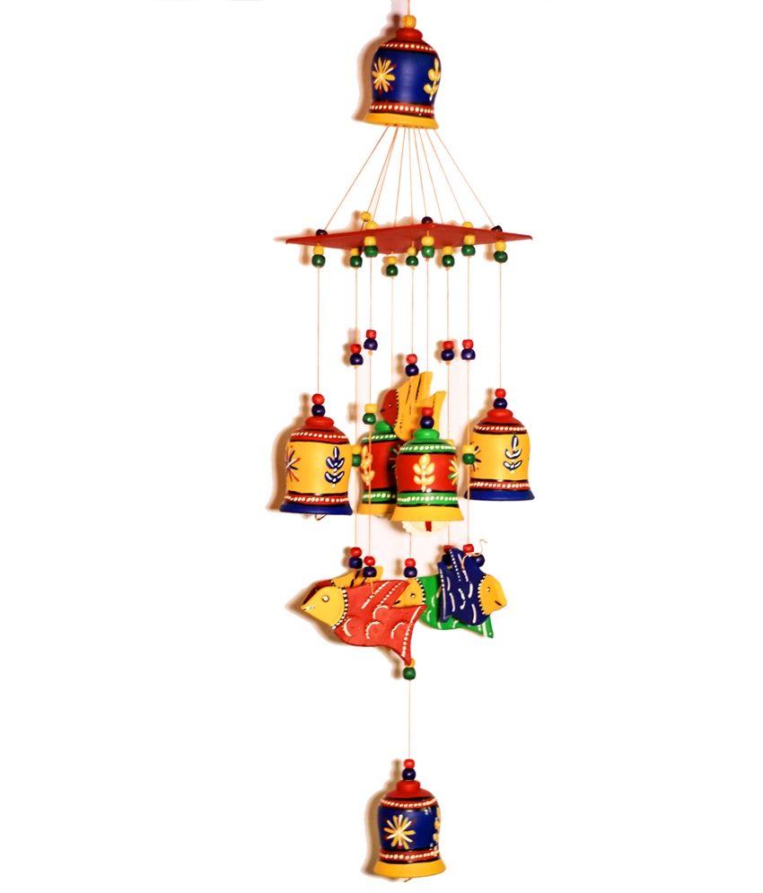 Unravel India Multi Teracotta Wind Chimes Unravel India Multi Teracotta Wind Chimes