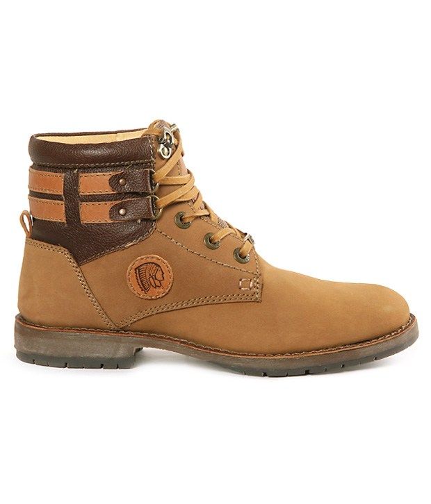 red chief long boot shoes