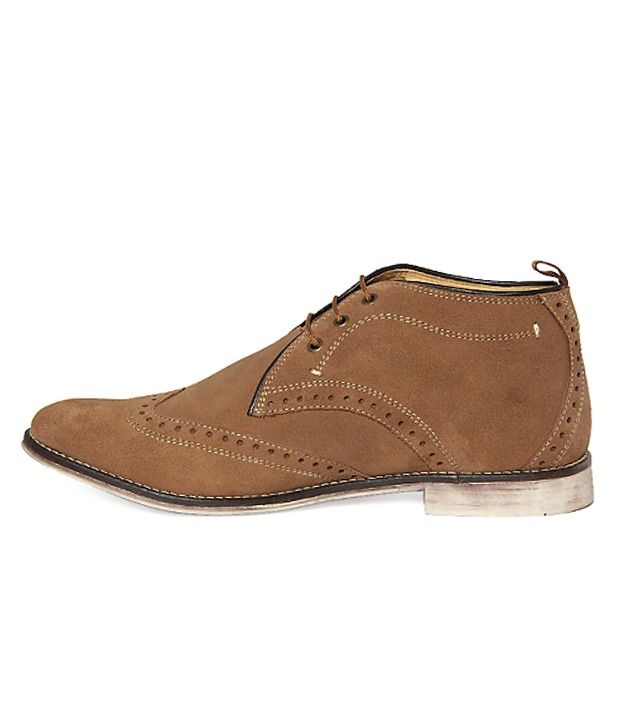 Red Chief Brown Brogues Shoes - Buy Red 