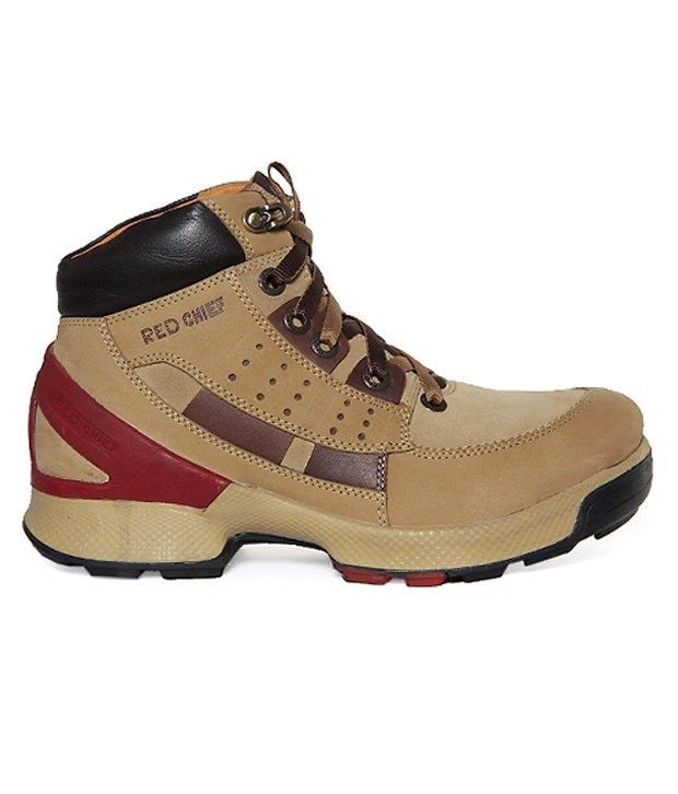 red chief long boot shoes