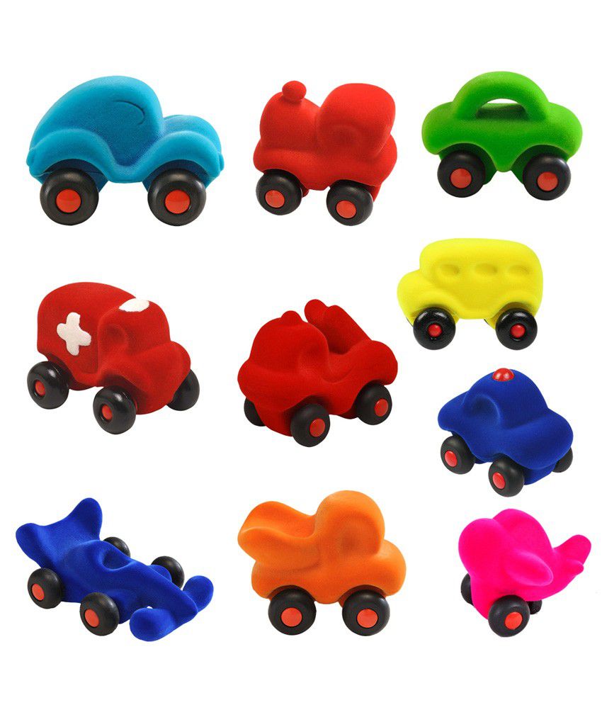 Rubbabu Micro Vehicles Display of 12 Baby Toys - Buy Rubbabu Micro ...