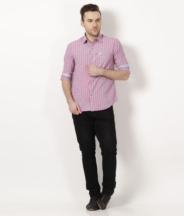 combo of 3 checkered style shirts for men