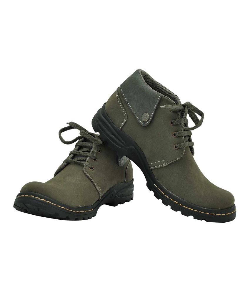 Season Stylish Casual Shoes-Army Green 