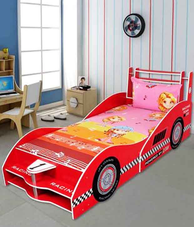 ATS Red Race Car Shaped Bed - Buy ATS Red Race Car Shaped Bed Online at ...