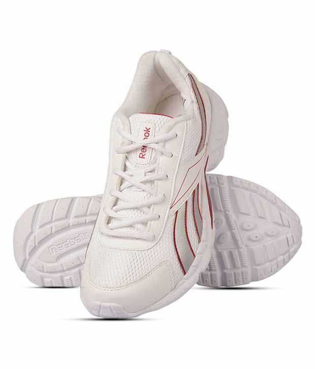 reebok proactive white & red running shoes