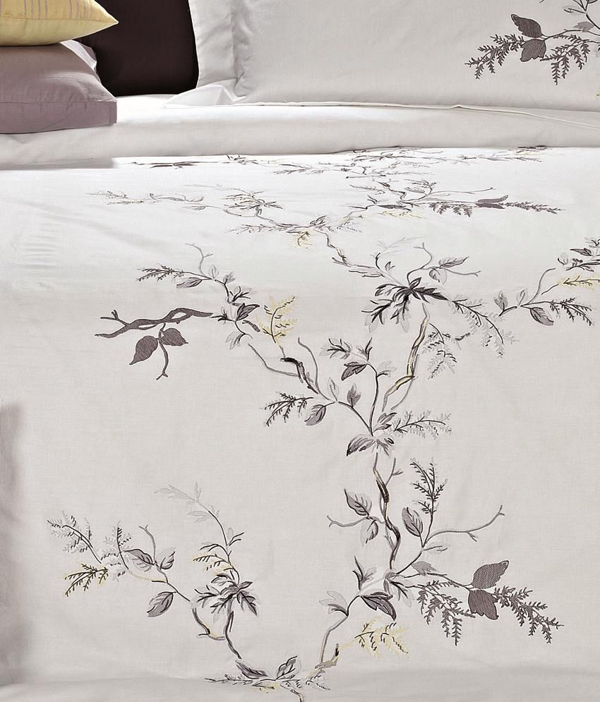 Maishaa Decent White Duvet Cover Buy Maishaa Decent White Duvet Cover
