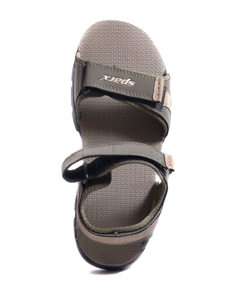 Sparx Green Floater Sandals Art 