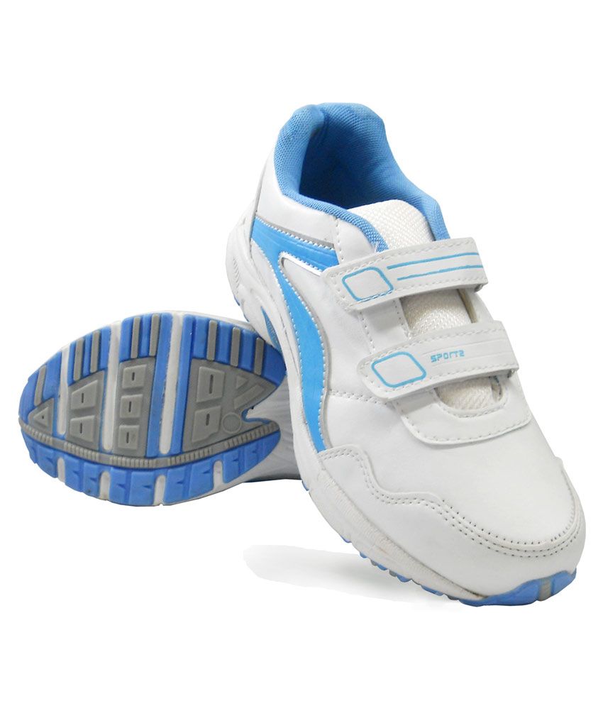 Fast Trax Light Sky Blue And White Morning Walk Easyfit Sports Shoes ...