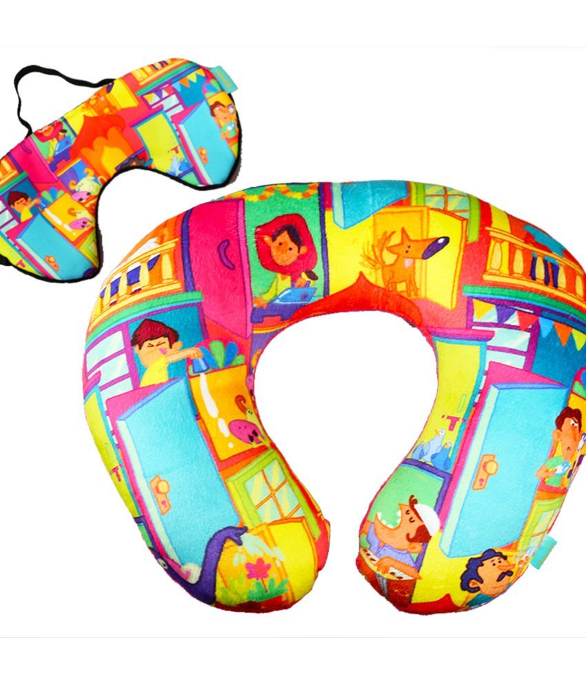 Chumbak Windows Travel Pillow With Eye Mask: Buy Chumbak Windows Travel ...