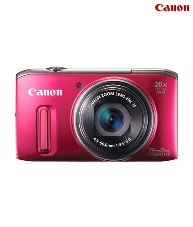 Canon Powershot SX260HS 12.1MP Digital Camera (Red) Price in India- Buy ...