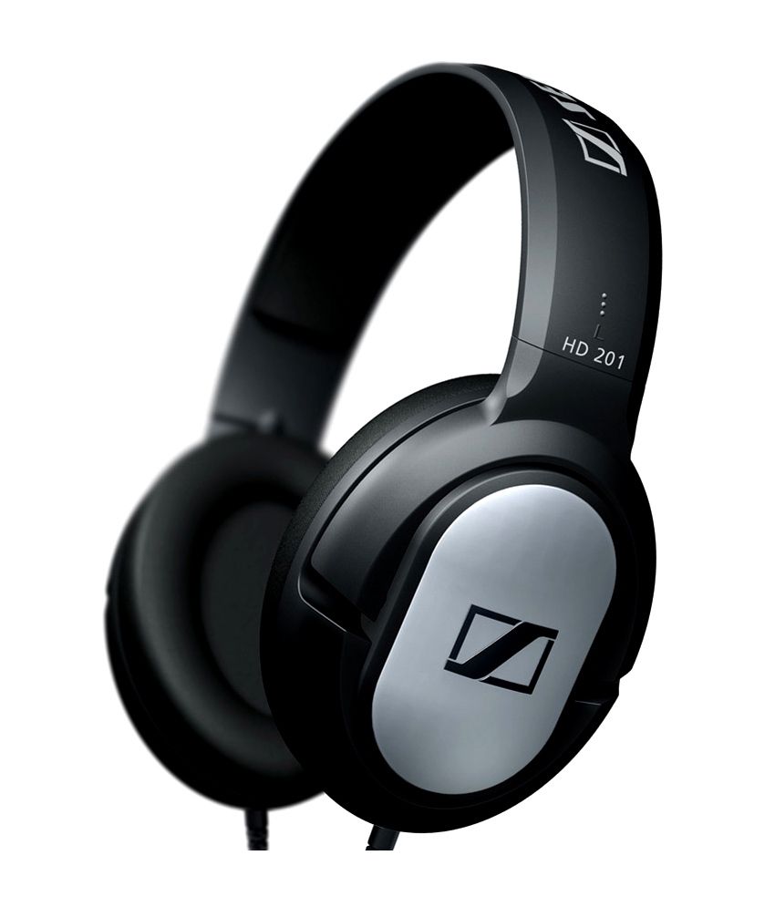 Sennheiser HD 201 Over Ear Headphone (Silver) Without Mic - Buy