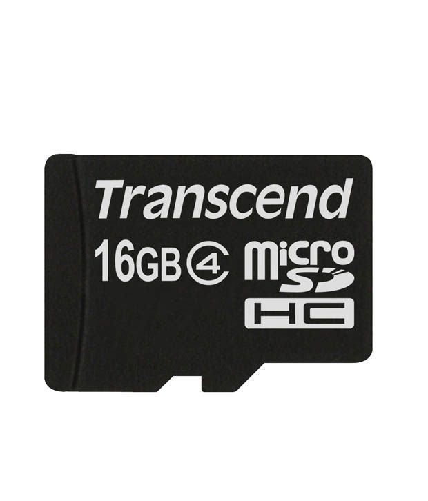     			Transcend MicroSD Card 16GB Class 4