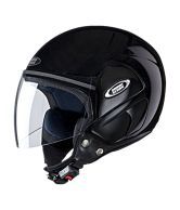Studds - Open Face Helmet - Cub (Black) [Large - 58 cms]