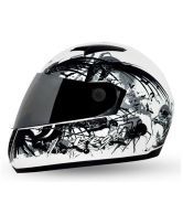 Vega - Full Face Helmet - Axor Scarecrow (White Base with Black Graphics)