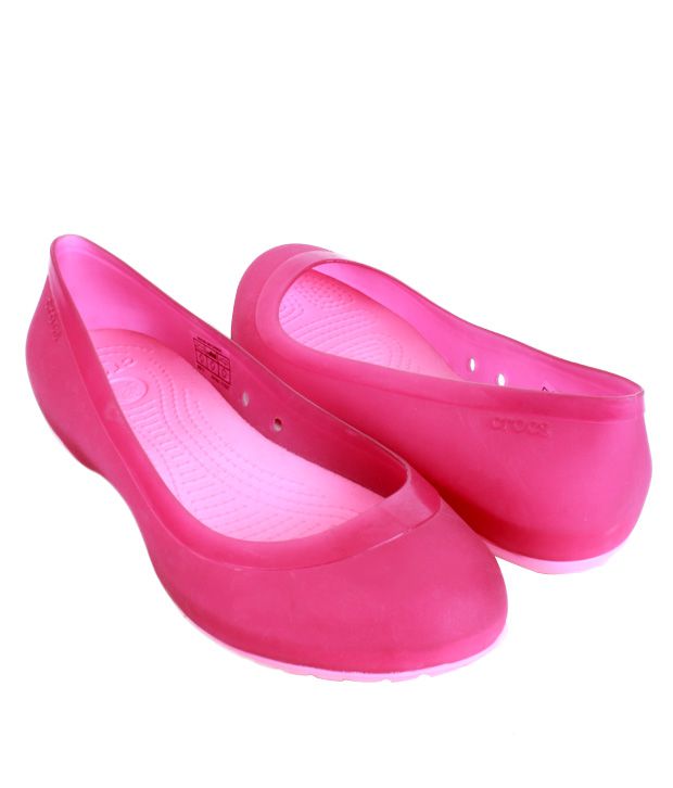 Crocs Sober Pink Ballerina Price in India- Buy Crocs Sober Pink ...