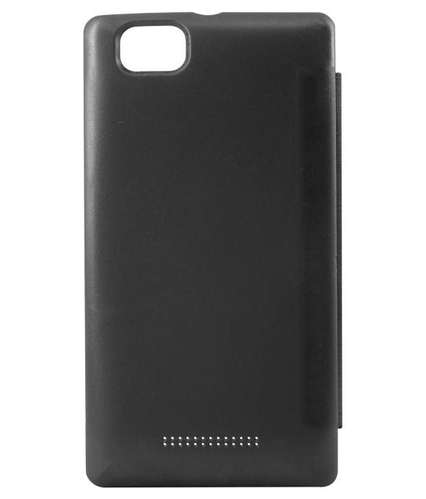 DMG Durable PU Leather Flip Hard Back Cover Book Case For Sony Xperia M C1904/C1905Black Flip