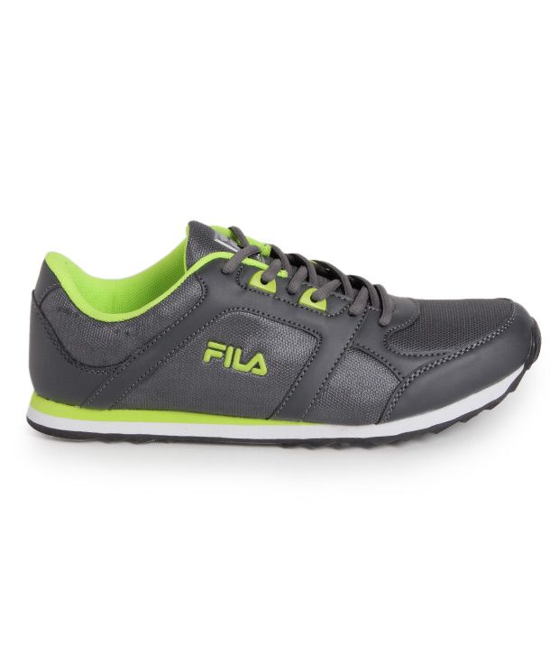 lime green fila sneakers