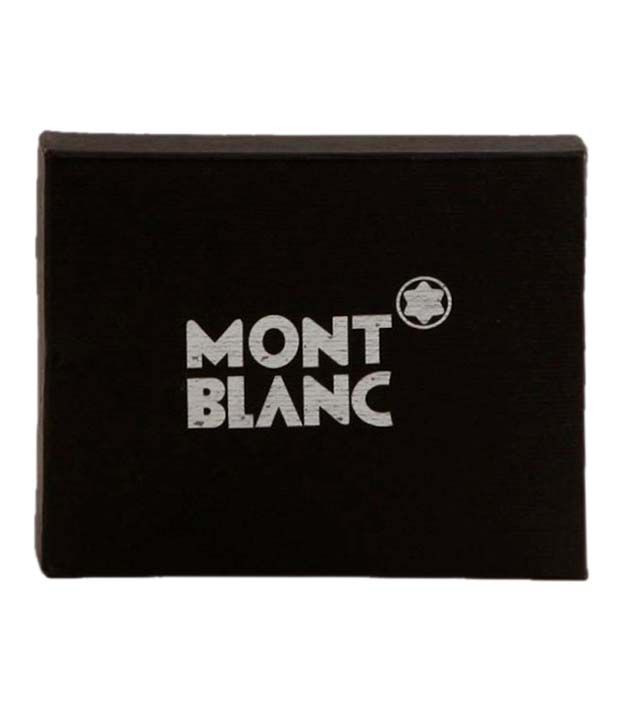Mont Blanc Black Formal Wallet: Buy Online at Low Price in India - Snapdeal