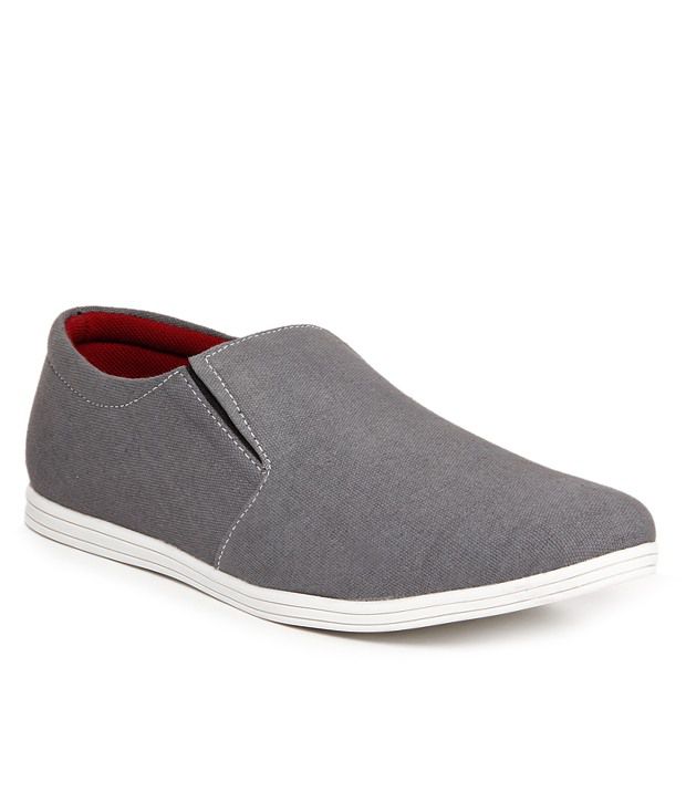 Zapatoz Gray Loafers - Buy Zapatoz Gray Loafers Online at Best Prices ...