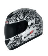 LS2 - Helmet - FF 351 Lunatic (White) [Size : 58cms] - ECE Certified