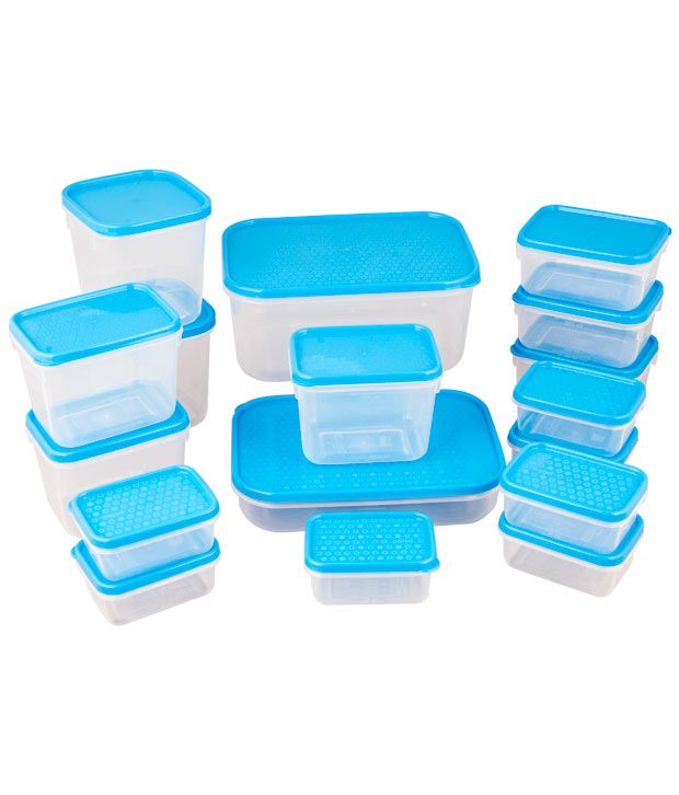 All Time Blue Food Storage Container Set 17 Pcs Buy Online at Best