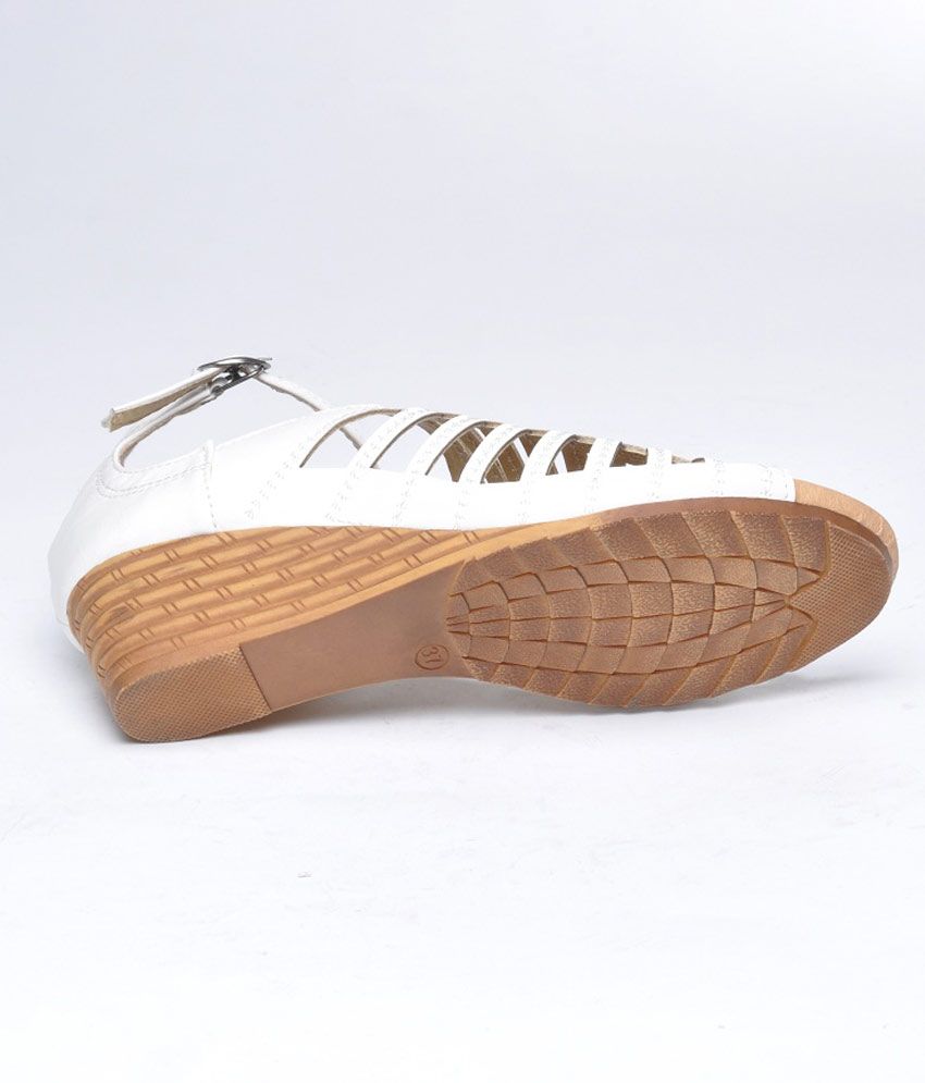 Heelz White Formal Wedges Price in India- Buy Heelz White Formal Wedges Online at Snapdeal