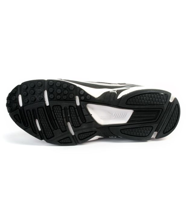 Puma Mike Black & Silver Running Shoes - Buy Puma Mike Black & Silver ...