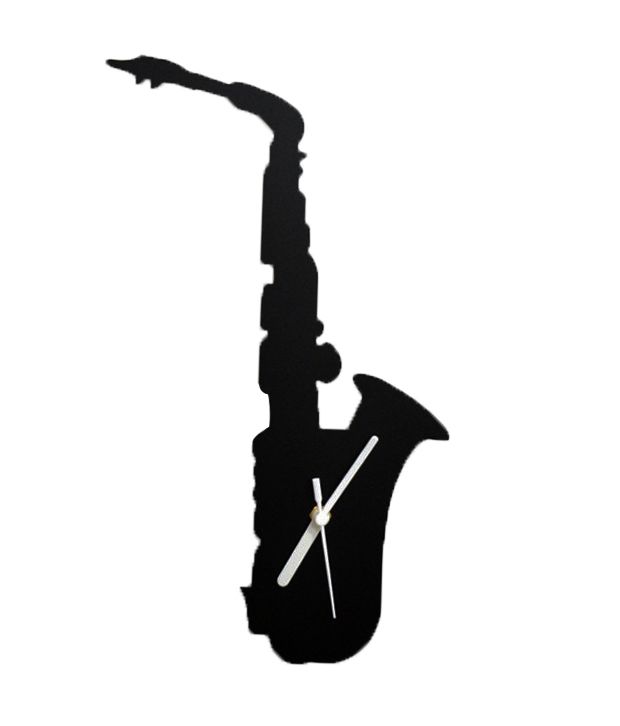 Blacksmith Saxophone Silhouette Black Wall: Buy Blacksmith Saxophone Silhouette Black Wall at