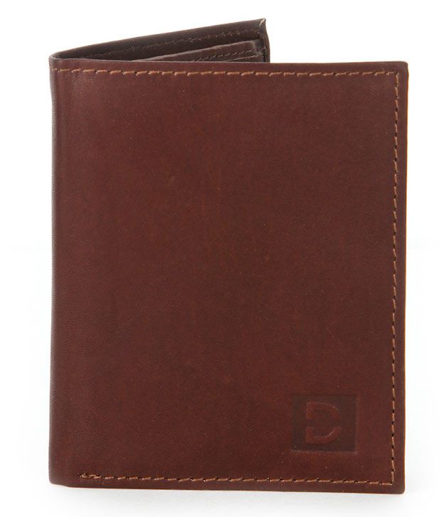 Donna & Drew Brown Smooth Finish Wallet: Buy Online at Low Price in ...